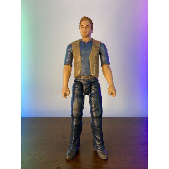 Jurassic World Fallen Kingdom Owen Grady 12" Action Figure Pratt 2017 Mattel Toy - Picture 1 of 4